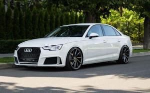 Audi A4 Sedan Quattro on Vossen Wheels (CVT) 2017 года